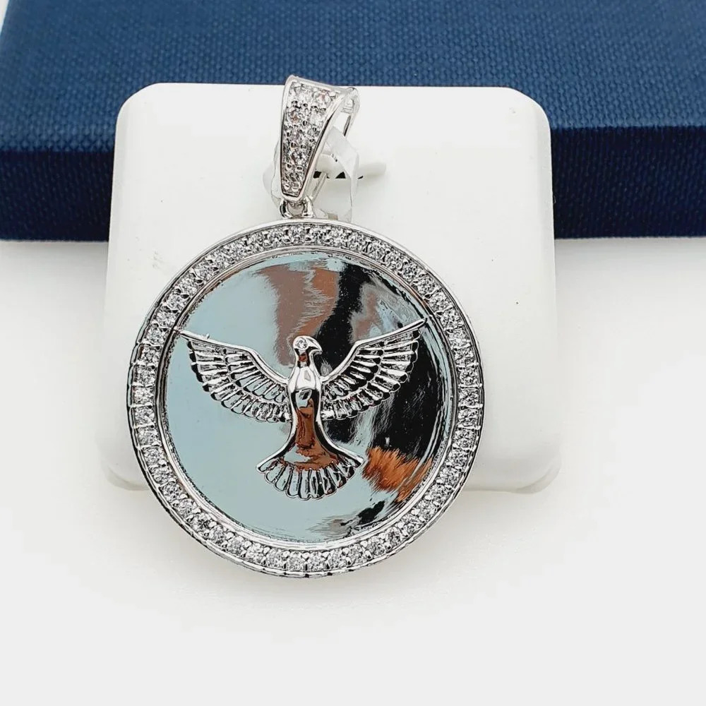 925 Sterling Silver Plated CZ Earrings, INUS1BR328